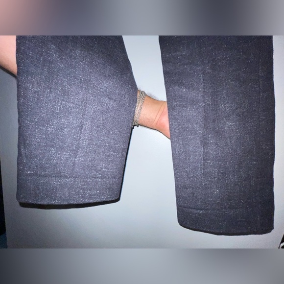 ANN TAYLOR LOFT PETITES Grey Tweed Slacks | Size 2P - Picture 9 of 9